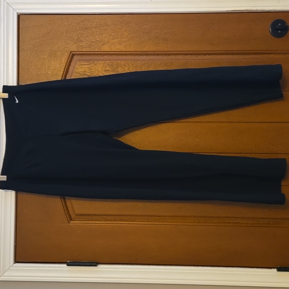 Nike Wide Leg Pant Joggers Black Size Medium
